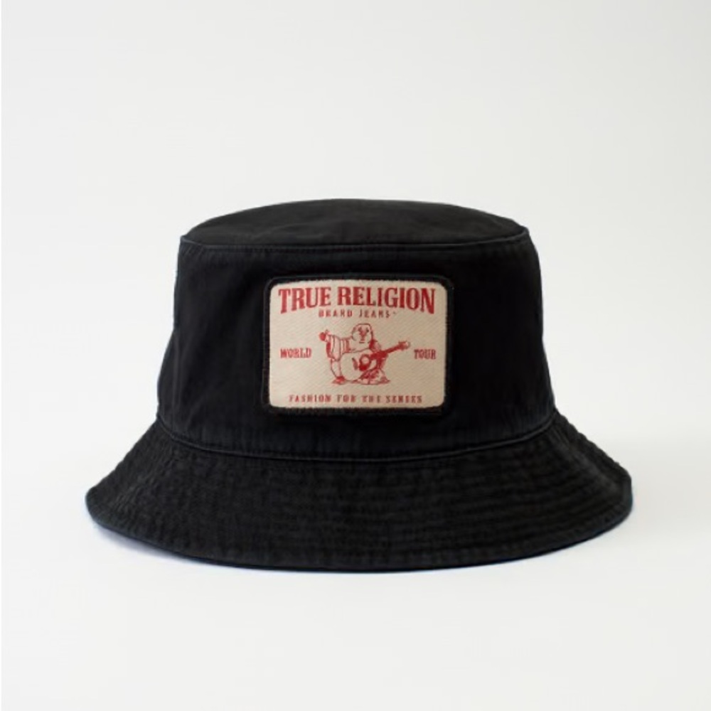 True Religion Charcoal Bucket Hat